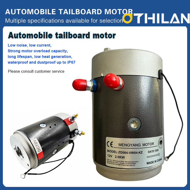 Automobile Tailboard DC Motor (12V 2.0kW / 24V 2.2kW) for Cadrolift Truck Tail Lifts
