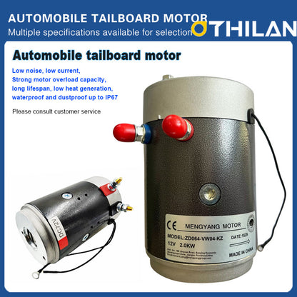 Automobile Tailboard DC Motor (12V 2.0kW / 24V 2.2kW) for Cadrolift Truck Tail Lifts