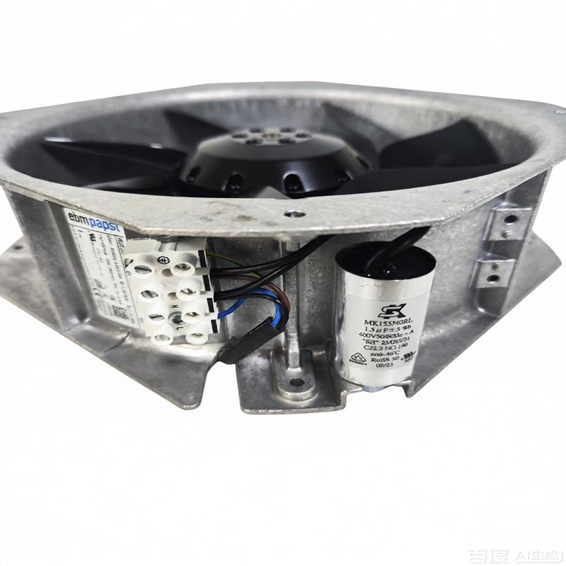 W2E200-HK38-01 AC Axial Cooling Fan for ebm-papst, 230V 50/60Hz 225x225x80mm Industrial Fan